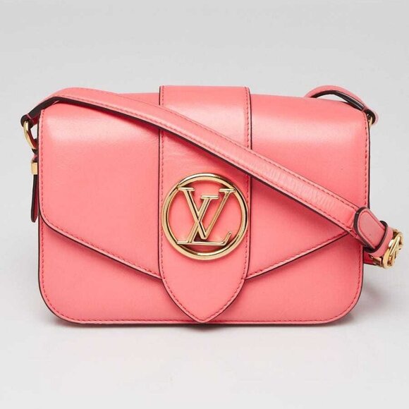 Louis Vuitton Dahlia Leather LV Pont 9 Shoulder Bag - Picture 1 of 11